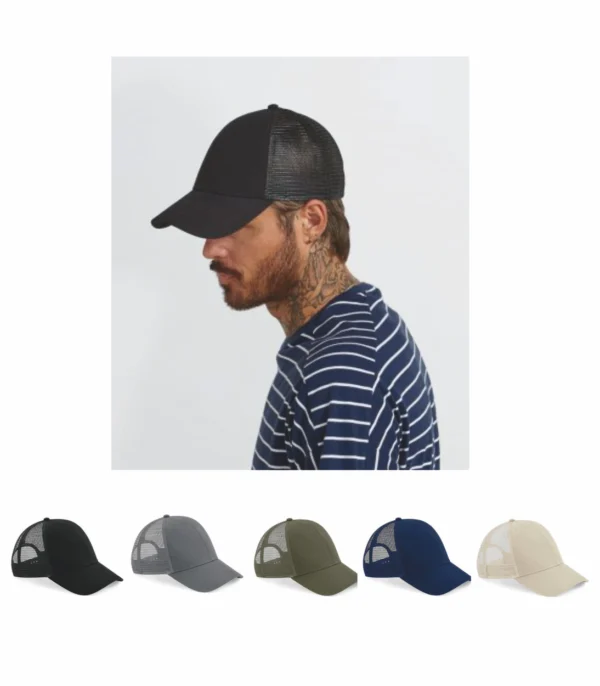 BB60 Beechfield Organic Trucker Cap